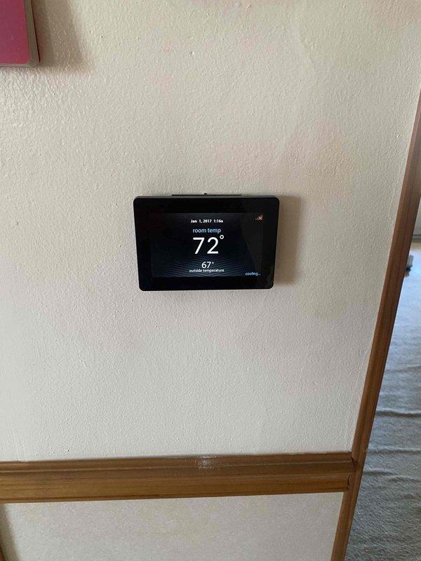 Completed warranty callback for Bryant Evolution furnace installation to address thermostat communication issue. Customer reported thermostat displaying 70° while room temperature was in the 60s, indicating inadequate heating performance. Verified thermostat wiring connections, recalibrated digital thermostat settings, and confirmed proper communication between Evolution control board and wall thermostat. Tested system operation through full heating cycle, verified proper ignition sequence, and confirmed accurate temperature readings matching actual room conditions.