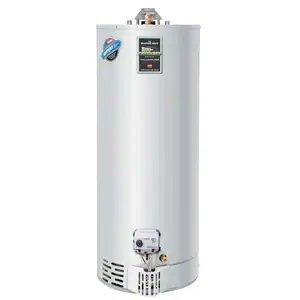 Installed 40-gallon natural gas water heater with new chimney liner system. Completed full installation including gas line connections, venting assembly with flexible aluminum liner, mounting plate, and rigid ductwork components to ensure proper exhaust ventilation. Unit tested and operational upon completion.