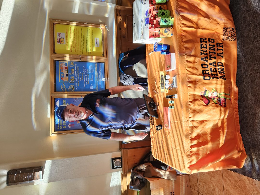 Georgetown, TX - Croaker Heating and Air is at Sun City. we are here for the spring show meeting all these great people in Sun City. 