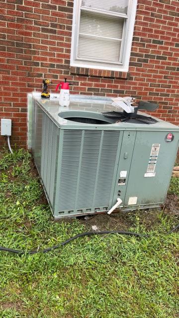 Before and after photos after preforming a AC Tune Up on a VIP customers 14 year old unit. Before and after photos after preforming a AC Tune Up on a VIP customers 14 year old unit.