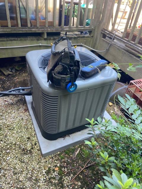 Preformed an AC Tune Up on a VIP customers 2 year old unit. Even though this unit was not presenting any issues and is very new, its still important to have regular maintenance checks to ensure your system is running efficiently! Preformed an AC Tune Up on a VIP customers 2 year old unit. Even though this unit was not presenting any issues and is very new, its still important to have regular maintenance checks to ensure your system is running efficiently!