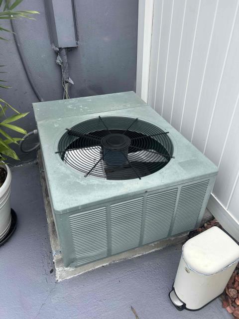 Customer called us out because his compressor was not working properly. Upon investigation, Troy found that the compressor was not reading the proper ohms. Quoted him on a new system. He signed off on a 2 ton Dura star heat pump.