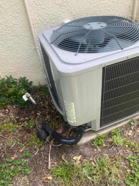 Customer called us out because of a clogged drain line. Upon investigation Troy found that the pipe had come undone underneath the house call customer on rebuilding the line.