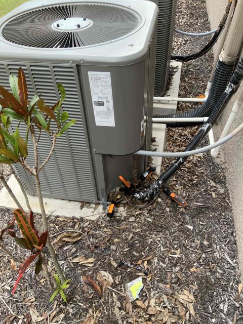 Upon arrival system was cooling. I inspected unit and found some water in drain line. I flushed drain line with water and chemical and vacuum. System is draining good with no issues. Drain line was very clogged pulled out a lot of stuff. Checked pressures and temperatures and everything is looking good. Customer paid $189 with check #2156.  Upon arrival system was cooling. I inspected unit and found some water in drain line. I flushed drain line with water and chemical and vacuum. System is draining good with no issues. Drain line was very clogged pulled out a lot of stuff. Checked pressures and temperatures and everything is looking good. Customer paid $189 with check #2156.