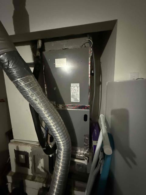 Replaced condenser fan motor. Inspected old motor and found the shaft was loose and the fan was running backwards. Also amps were very high and motor was not working properly. Replaced motor and system is running correctly. Checked amps and amps are good. Checked pressures .  Replaced condenser fan motor. Inspected old motor and found the shaft was loose and the fan was running backwards. Also amps were very high and motor was not working properly. Replaced motor and system is running correctly. Checked amps and amps are good. Checked pressures .