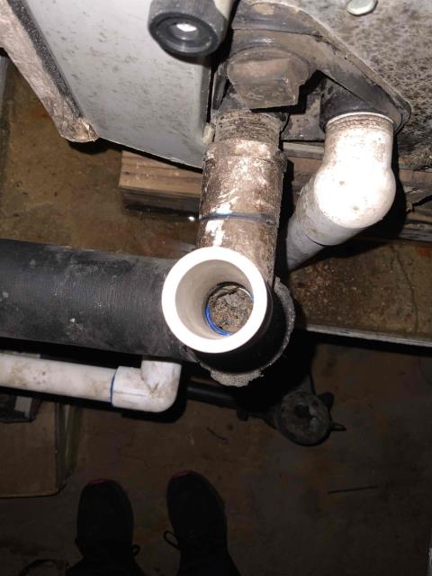 Upon arrival system was cooling fine. I inspected unit and found sec pan full of water. Also found the drain line clogged. Informed customer and she agreed to go ahead and perform drain line treatment. Flushed drain line with water and vacuum. Drain line was very clogged up. I sent invoice to customer through email she said they will pay it later today or tomorrow they have to get it approved from their department. 