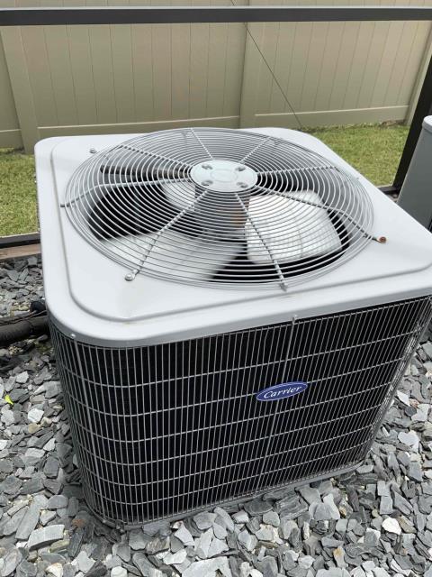 Upon arrival system was cooling fine. I checked pressures and head pressure was going up really high. Head pressure went up too 560 and sub cool at 44 degrees. System was completely over charged. Recovered refrigerant and brought the sub cool where it needs to be. Charged customer $79 for service paid with card. 