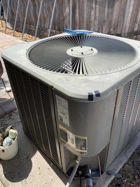 Upon arrival I found system not running. Customer said he hit the wires when cutting the grass. I repaired the wire and turned on the system and it kicked right on. System is cooling at the moment. Customer paid $205 with card for emergency. Per Wayne they will discount the emergency out of the unit when she decides to get it. 