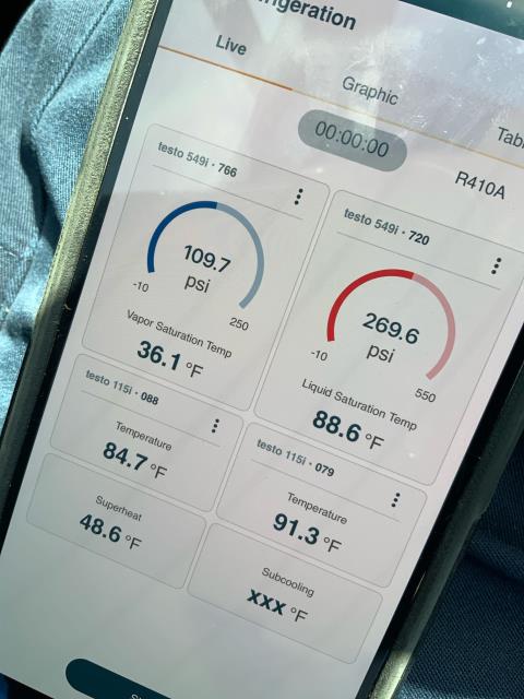 Riverview, FL - Upon arrival system was not cooling efficiently. I inspected unit and found system low on Freon. Customer does not want to proceed with leak search. He just wanted to add refrigerant for today. I went ahead and added 3 pounds of 410a and system is running and cooling great. Customer paid $450 for 3 pounds of 410 with card. Riverview, FL - Upon arrival system was not cooling efficiently. I inspected unit and found system low on Freon. Customer does not want to proceed with leak search. He just wanted to add refrigerant for today. I went ahead and added 3 pounds of 410a and system is running and cooling great. Customer paid $450 for 3 pounds of 410 with card.