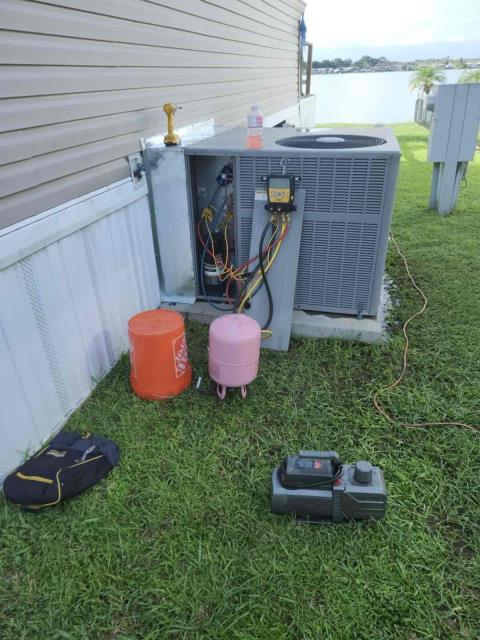 Riverview, FL - Customer had a set today because the system wasn’t cooling. Upon investigation Troy found that there was a significant leak in the coil. After trying to load some Freon, I observed that the sub cooling went up with the TXV valve on the suction side was significantly impeding any cooling from happening in the house as we are still getting 80° coming out of the vents Advised customer to replace the coil or at the age of the system replace it all together. After hearing the price of replacement for a Coyle, customer was more inclined to replace the unit altogether. Quoted him on two systems. I am delaying the $79 maintenance for now as he was 85% certain he was going to be replacing it all together. Riverview, FL - Customer had a set today because the system wasn’t cooling. Upon investigation Troy found that there was a significant leak in the coil. After trying to load some Freon, I observed that the sub cooling went up with the TXV valve on the suction side was significantly impeding any cooling from happening in the house as we are still getting 80° coming out of the vents Advised customer to replace the coil or at the age of the system replace it all together. After hearing the price of replacement for a Coyle, customer was more inclined to replace the unit altogether. Quoted him on two systems. I am delaying the $79 maintenance for now as he was 85% certain he was going to be replacing it all together.