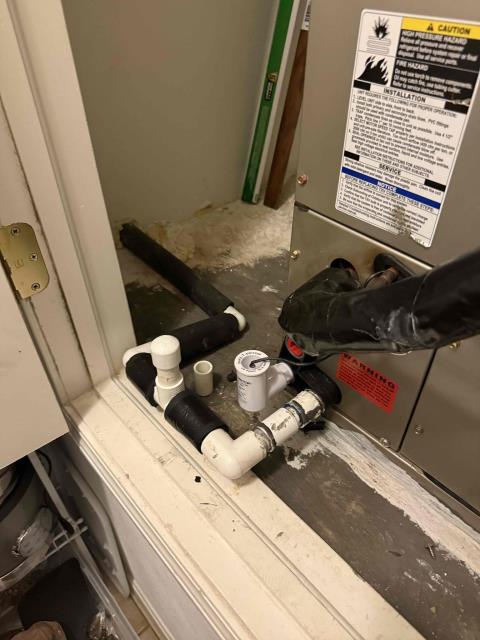 Riverview, FL - Customer called us out to have us look at his system. His system was freezing up and his motor was not operating appropriately. I observed the motor and it was going back-and-forth and squeaking a lot which usually means that it is shot. I put my multimeter on the black wire and it wasn’t even drawing a single amp For a half horsepower. It should be somewhere between 4.8 to 9.8. Brought observation to the customers attention and agreed to replace the motor. For the air handler Riverview, FL - Customer called us out to have us look at his system. His system was freezing up and his motor was not operating appropriately. I observed the motor and it was going back-and-forth and squeaking a lot which usually means that it is shot. I put my multimeter on the black wire and it wasn’t even drawing a single amp For a half horsepower. It should be somewhere between 4.8 to 9.8. Brought observation to the customers attention and agreed to replace the motor. For the air handler