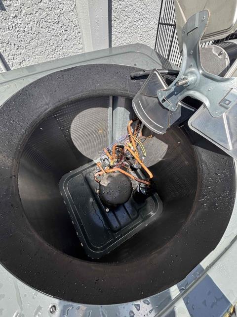 Upon arrival at the customer's home, I found that the air conditioner was not cooling the house. I checked the air handler and found that the blower motor was not running. I checked the compressor and found that it was not running. I checked the electrical components and found that the capacitor and amps were fine. I checked the hard start and found that it was not working properly. I turned the system back on and the compressor kicked on and the code was cleared. The system is now cooling the house properly.