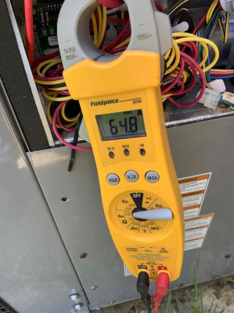 I am a home service technician, and I recently completed a job at a customer's home. Upon arrival, I found that the unit was not cooling. I checked the unit and found that the condenser fan was very hot. It seemed like the system was cutting in and out intermittently. I checked the amps and found that the condenser fan was over amping as well. I suspected that the motor was faulty and needed to be replaced. I went ahead and replaced the motor with a rescue motor I had in my truck to get the customer cooling. We will return with the actual motor next week. The customer paid $150 for the service today.