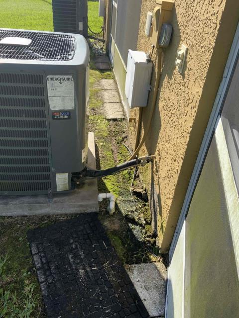 I was dispatched to a home service call for a customer who reported that their air conditioner was not cooling. Upon arrival, I went ahead and ran the thermostat wire. I ran straight from the air handler unit to the condenser unit. The unit came back on, and the customer was happy. I will wait until Monday to see if the customer has to flip the breaker again. The customer said she couldn't wait a week because she was leaving town. I was dispatched to a home service call for a customer who reported that their air conditioner was not cooling. Upon arrival, I went ahead and ran the thermostat wire. I ran straight from the air handler unit to the condenser unit. The unit came back on, and the customer was happy. I will wait until Monday to see if the customer has to flip the breaker again. The customer said she couldn't wait a week because she was leaving town.