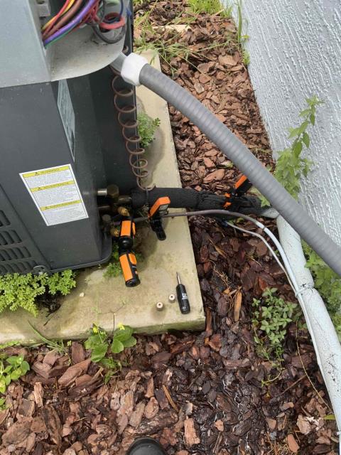 I arrived at the customer's home to inspect their air conditioner. I checked the pressures, superheat, and subcooling of the unit. I also checked the temperatures and delta T to ensure everything was functioning correctly. I noticed that the superheat and delta T were 19 degrees, which is within the normal range. However, I was unable to inspect the ductwork in the attic due to the customer's boxes blocking the way. I informed the customer that the past few days have been humid due to the rain, and I recommended that they pay for the service today. I arrived at the customer's home to inspect their air conditioner. I checked the pressures, superheat, and subcooling of the unit. I also checked the temperatures and delta T to ensure everything was functioning correctly. I noticed that the superheat and delta T were 19 degrees, which is within the normal range. However, I was unable to inspect the ductwork in the attic due to the customer's boxes blocking the way. I informed the customer that the past few days have been humid due to the rain, and I recommended that they pay for the service today.