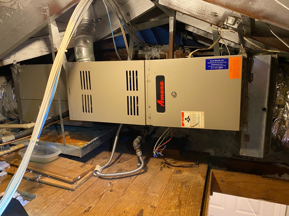 Fort Worth, TX - Repairing a Amana gas furnace replacing the pressure switch also a little bit of low-voltage wiring repair if you need furnace repair or heater repair of any type please give us a call 817-367-6000 or you can text me on my mobile phone number which is 817-879-3800 Fort Worth, TX - Repairing a Amana gas furnace replacing the pressure switch also a little bit of low-voltage wiring repair if you need furnace repair or heater repair of any type please give us a call 817-367-6000 or you can text me on my mobile phone number which is 817-879-3800