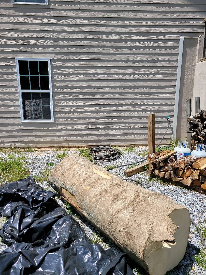 Giving a quote for moving their outside unit from the back of the house to the side