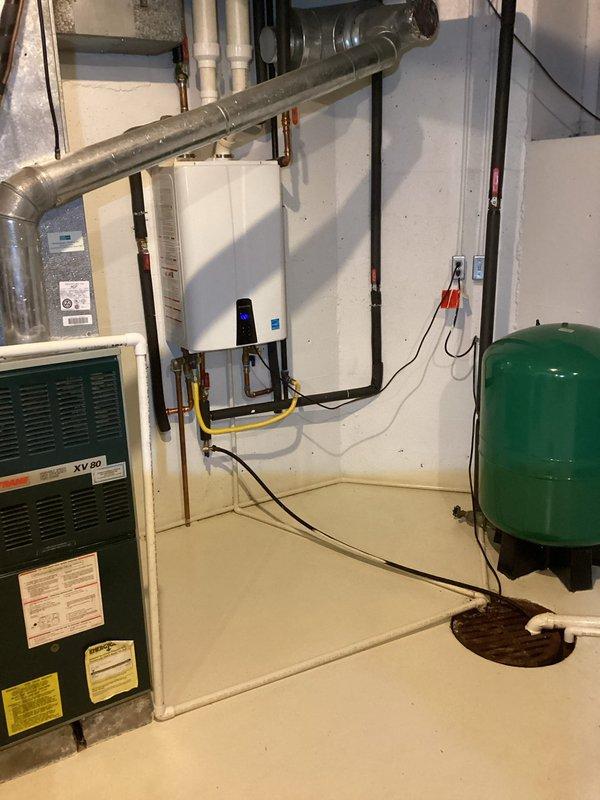 Diagnosed York furnace running continuously without heat production. Found and replaced failed igniter, verified proper ignition sequence and heating operation. System now operating normally with appropriate temperature rise and clean flame characteristics.