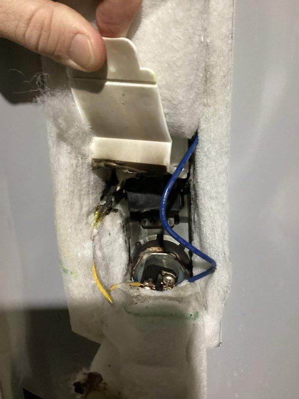 Responded to service call for non-operational AO Smith Pro-Line Commercial 62-gallon electric water heater. Diagnosed electrical burning smell originating from heating element. Inspection revealed water leakage around base of unit. Replaced faulty heating element and sealed water leak source. Unit now functioning properly with no electrical issues or water leakage.