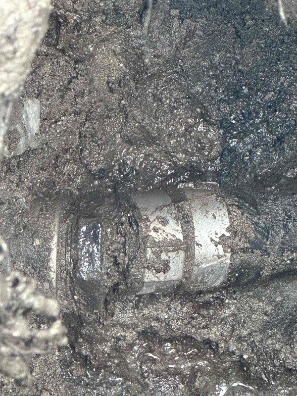 Completed repair work on lift station discharge according to approved quote. Excavated the area to access and replace damaged pipe fitting that was causing water leakage. Documented the repair process with photographs to provide evidence of pre-existing installation issues for customer's documentation with builder.