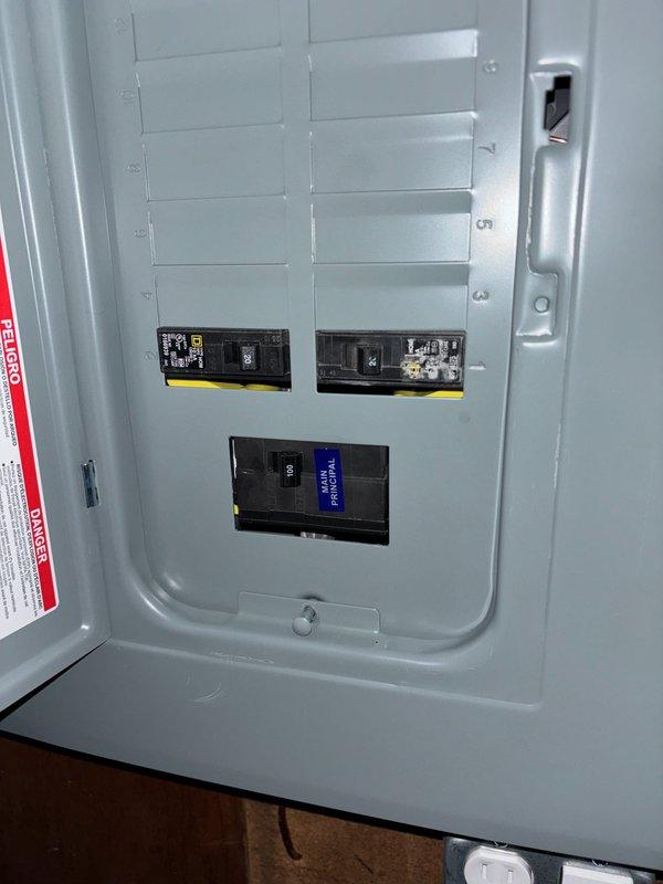 Responded to insurance claim where gas service was disconnected due to tree damage to property. Temporarily connected furnace to extension cord to establish operational status for one appliance. Verified electrical panel functionality with all breakers in proper working condition. System was successfully started and run through trial for ignition to meet NIPSCO requirements for gas service restoration.