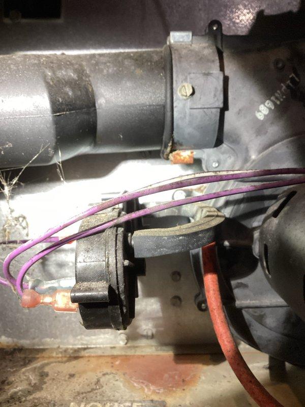 Responded to no heat call for Rheem system. Upon inspection, discovered corroded electrical connections at the furnace control board. Cleaned terminals, replaced damaged wiring, and restored proper electrical continuity. System now functioning correctly with heat output verified; home temperature returning to normal setpoint.