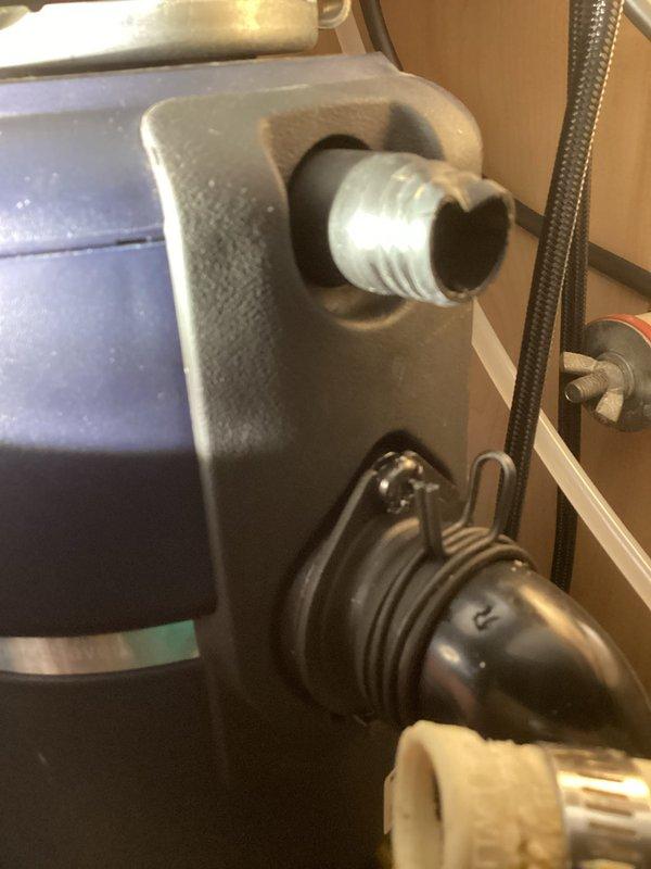 Responded to service call for reported dishwasher drain leak and heating concerns. Upon inspection, identified and reconnected loose drain line connection between dishwasher and InSinkErator Evolution SpaceSaver disposal unit. Confirmed proper drainage and verified no active leaks in the system after repair.