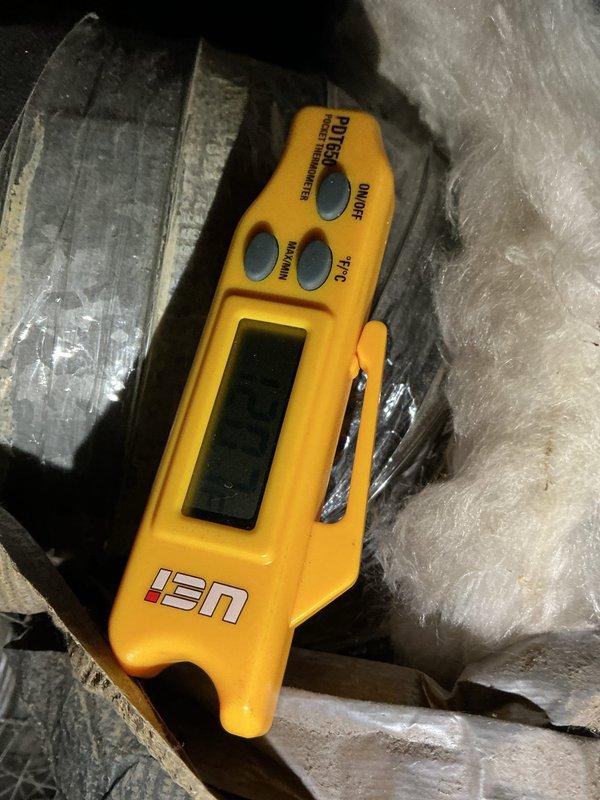 Successfully completed warranty replacement of ML180UH070 furnace. Performed operational testing with digital measurement devices showing appropriate readings (315). Original unit was removed and prepared for return to shop.