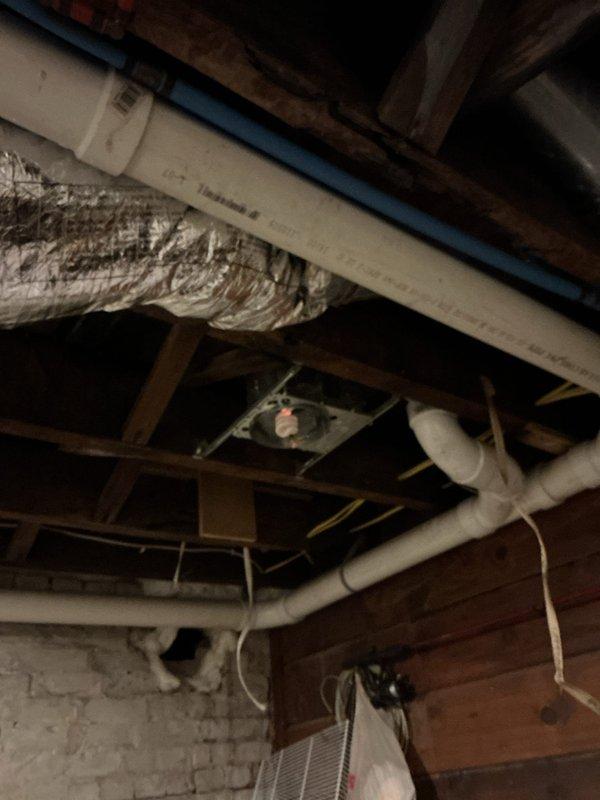 Successfully repaired ductwork connected to newly installed furnace in basement utility area. Acquired and installed 8" flex duct and necessary fittings from Johnstone Supply to properly connect the system. Ensured proper insulation and sealing of all connections for optimal system performance.