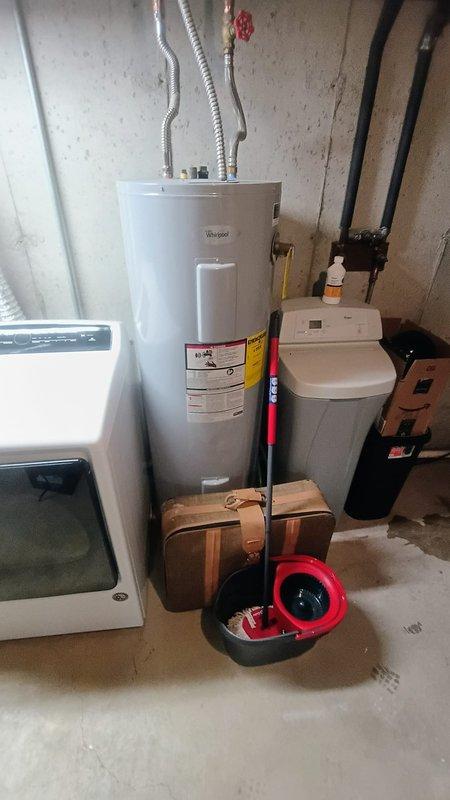 Inspected basement sump pump system to diagnose operational issues with Basement Watchdog brand pump. Determined that while the battery backup was functioning properly, the primary pump had a malfunctioning float switch preventing normal operation. Replaced defective float switch and verified complete system functionality to ensure proper drainage before upcoming precipitation events.