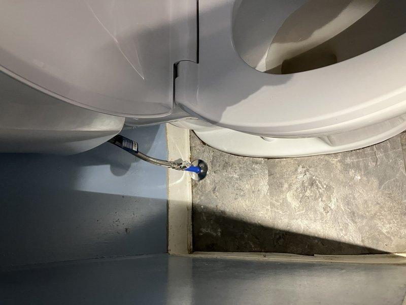 Successfully replaced customer-supplied toilet and installed new shut-off valve for improved water control. Installed air admittance valve on drainage line to ensure proper venting and prevent sewer gas infiltration.