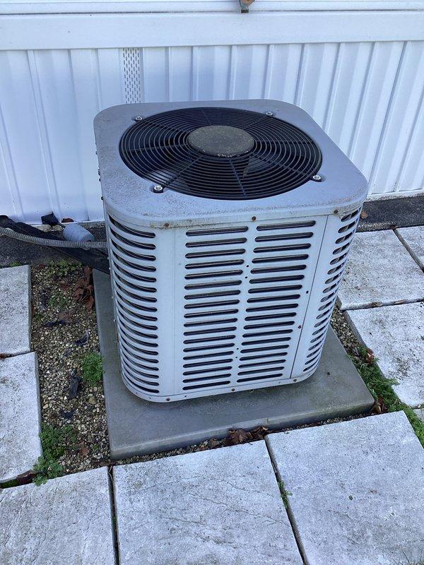 Completed planned air conditioning maintenance per membership agreement. Performed comprehensive inspection and servicing of outdoor condensing unit, including cleaning of condenser coils, verification of refrigerant levels, and testing of electrical components and fan operation. Indoor air handler inspection completed with filter assessment documented for customer to provide filter specifications at later date, as filters were not included in this maintenance visit. All systems tested and operating within normal parameters upon completion.