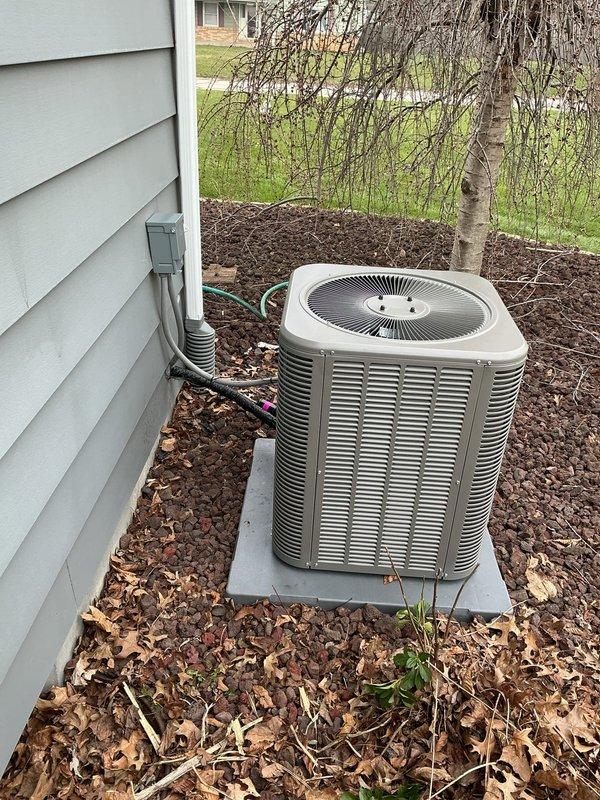 Completed full HVAC system installation including Lennox ML196 high-efficiency furnace with first-time PVC venting configuration, Lennox ML13 air conditioning unit, media air filter, and new thermostat. Performed system commissioning with comprehensive diagnostics, collected refrigerant charge measurements, and balanced airflow throughout the system to ensure optimal performance and efficiency.