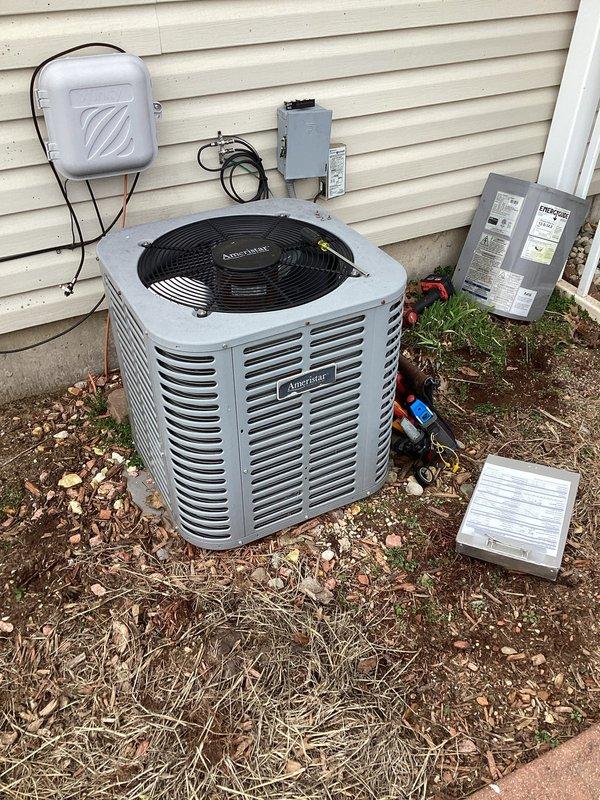 Completed planned HVAC maintenance on Ameristar air conditioning unit, including comprehensive system inspection of outdoor condenser unit and electrical components. Performed standard maintenance procedures, inspected dual capacitors and electrical connections within control panel, verified proper wiring and component functionality, and replaced 16x20x1 air filter per membership agreement.