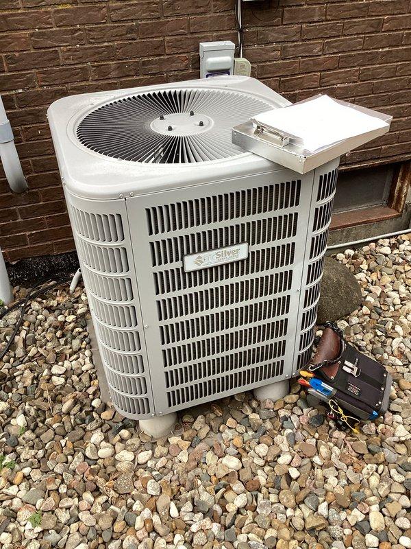 Completed planned air conditioning maintenance on Coleman outdoor condensing unit as part of membership maintenance agreement. Performed comprehensive system inspection including electrical connections, capacitor testing, refrigerant pressure readings, and visual assessment of all components. All electrical connections, dual capacitors, and contactor found in good working condition with no signs of deterioration or damage. System operating within normal parameters.