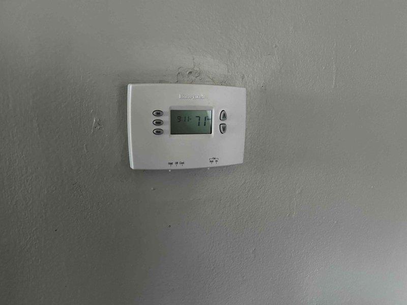 Conducted on-site estimate for tankless water heater replacement with customer requesting 1200 BTU capacity unit. Assessed existing HVAC system including furnace, ductwork, control panel, and humidifier components located in utility closet, as current system is non-operational. Discussed potential bundled installation of new HVAC system along with tankless water heater replacement, reviewed financing options, and documented equipment specifications for proposal preparation.