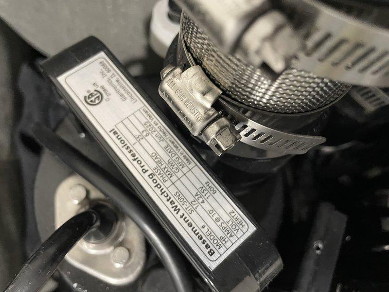 Assessed customer's continuously running sump pump system and determined inadequate capacity for current water volume. Evaluated existing single-pump configuration and recommended upgrading to a dual sump pump system or larger capacity unit to handle the excessive water discharge. Provided complimentary estimate for system upgrade options.