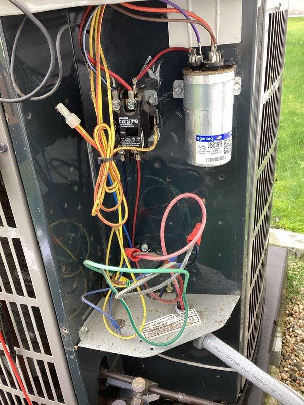 Completed scheduled air conditioning maintenance per membership agreement. Performed comprehensive system inspection including electrical components, capacitor, contactor, and all wire connections. Verified proper operation of condenser unit, checked refrigerant lines, and inspected condenser coil condition. All components found in satisfactory working order with no repairs required at this time.