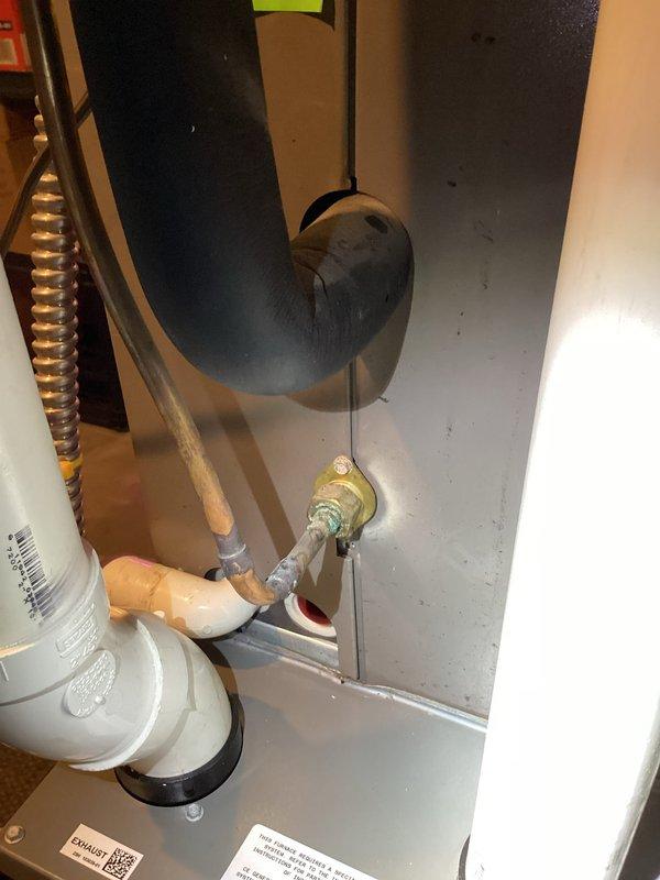 Completed scheduled air conditioning tune-up and preventative maintenance on residential HVAC system. Performed comprehensive system inspection, verified proper operation of all components, installed new 16x25x1 air filter, and documented equipment condition with current inspection sticker showing approved status.