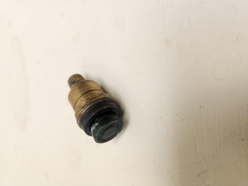 Responded to callback for worsening faucet leaks following previous service visit. Both hot and cold water handles were experiencing continuous water flow from spouts. Removed and replaced worn valve cartridges on bathroom sink faucet assembly. Tested both hot and cold water lines for proper shut-off and confirmed leaks were eliminated.