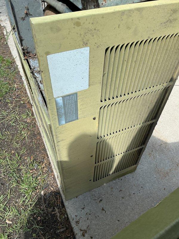 Completed installation of new Lennox ML13KC1-024 2-ton condensing unit and ADP uncased HE31C30A130A evaporator coil on existing concrete pad. Successfully reconnected system to existing thermostat and verified proper operation of all components upon startup.