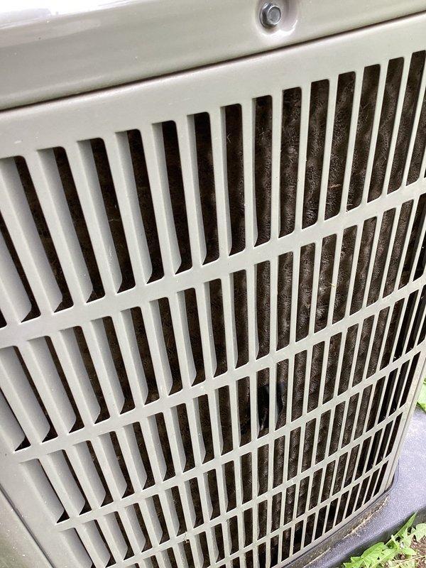 Completed scheduled air conditioning maintenance as part of HVAC membership plan. Performed comprehensive inspection of outdoor condenser unit, verified proper operation of all components, and documented equipment condition with photographic records. Unit found to be functioning within normal parameters with minor vegetation encroachment noted around base requiring future monitoring.