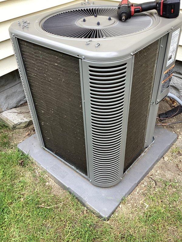 Completed scheduled air conditioning maintenance per HVAC membership agreement. Performed comprehensive inspection of outdoor condensing unit, verified electrical connections and capacitor operation, cleaned and secured all wiring within control panel, and confirmed proper system function. Unit operating within normal parameters upon completion.
