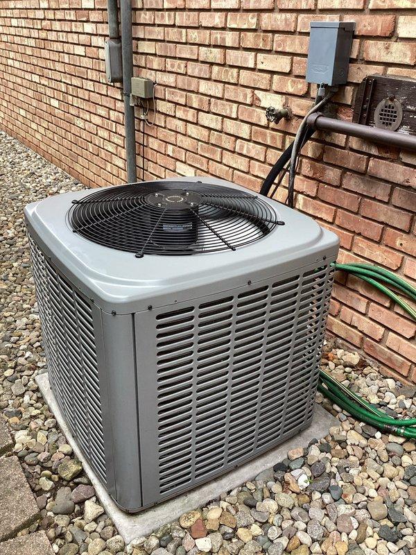 Completed routine air conditioning maintenance on residential cooling system as part of recurring membership service. Performed comprehensive inspection of outdoor condenser unit including coil cleaning, fan motor operation check, and electrical connection verification. Inspected indoor air handler components and confirmed proper airflow through return air grille, ensuring system is operating efficiently for the cooling season.