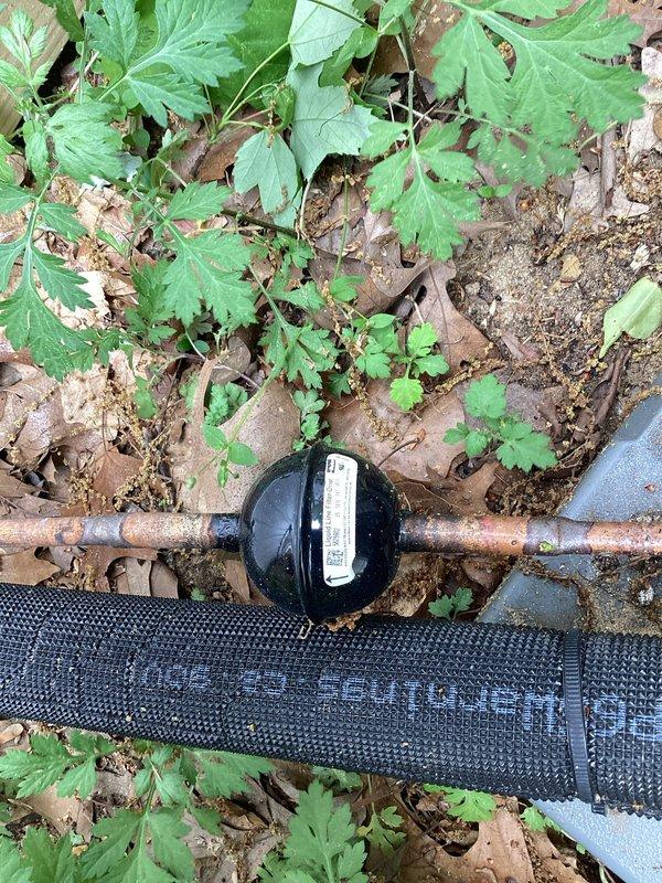 Responded to no cooling complaint on recently installed AC system. Upon arrival, performed system inspection and discovered refrigerant leak at flare connection on liquid line. Copper tubing showed improper installation with compromised flare fitting at outdoor unit connection point. Repaired flare connection, pressure tested system to verify leak repair, evacuated system to proper vacuum levels, and recharged unit to manufacturer specifications. Verified proper system operation with normal temperature differential across coil and adequate airflow. System restored to full cooling capacity.