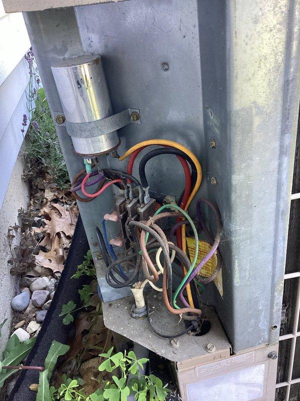 # HVAC Maintenance - Planned Single Maintenance

Completed comprehensive preventive maintenance service on York brand residential air conditioning system per membership agreement. Performed thorough inspection of outdoor condensing unit including electrical connections, capacitor, compressor components, and all associated wiring. Cleaned condenser coils, removed accumulated debris including leaves and organic matter from unit base and internal components, and verified proper airflow through protective grilles. Inspected electrical disconnect box and conduit for proper operation and secure connections. Confirmed unit is operating within normal parameters and ready for continued service during cooling season.