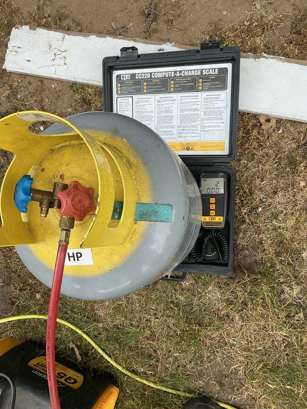 Completed installation of Lennox ML13KC1-30 condenser unit and HE31C30A130A0004R uncased evaporator coil at residential property. System was properly charged using calibrated refrigerant recovery equipment and precision charging scale, with all refrigerant lines evacuated and tested for leaks prior to final charge. Unit was commissioned and verified operational with proper airflow and temperature differential across the coil.
