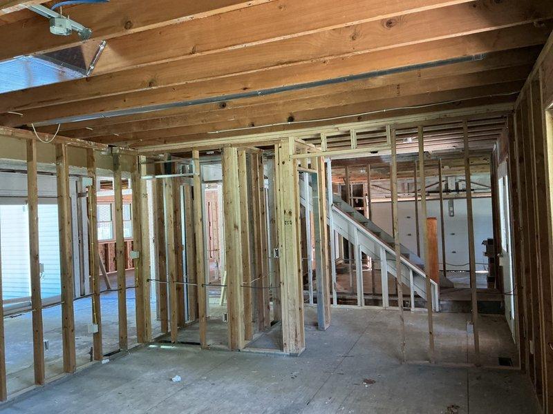 Completed full HVAC system installation in new construction property, including ductwork rough-in throughout basement and main floor areas. Installed metal supply and return ducts with proper sizing and routing through framed walls and ceiling joists, ensuring adequate airflow distribution to all planned living spaces. System is ready for equipment connection and final commissioning once interior finishes are completed.
