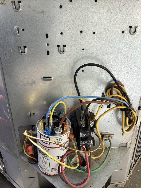 Completed scheduled air conditioning maintenance per membership agreement. Performed comprehensive system inspection including examination of outdoor condenser unit, electrical components, capacitors, and contactor assembly. Verified proper operation of all components, confirmed unit functionality, and documented system condition with photographic records.