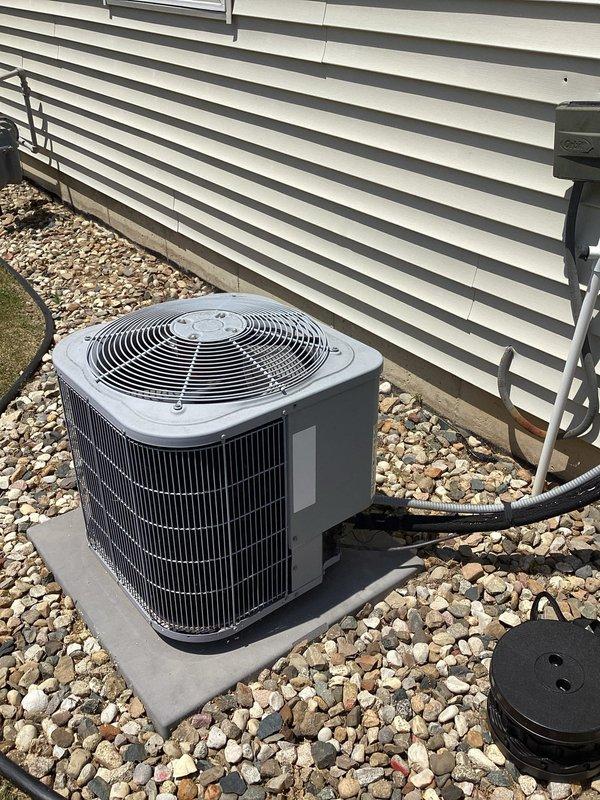 Completed scheduled air conditioning maintenance per membership agreement. Performed comprehensive system inspection including examination of outdoor condenser unit, electrical components, capacitors, and contactor assembly. Verified proper operation of all components, confirmed unit functionality, and documented system condition with photographic records.